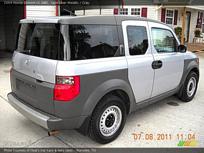 Satin Silver Metallic / Gray 2004 Honda Element LX AWD