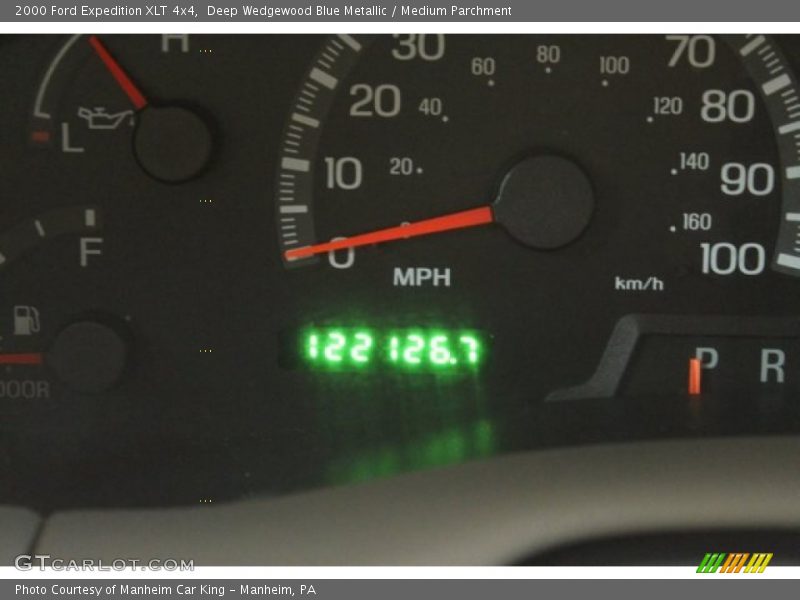 Deep Wedgewood Blue Metallic / Medium Parchment 2000 Ford Expedition XLT 4x4