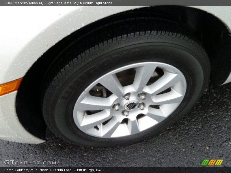 Light Sage Metallic / Medium Light Stone 2008 Mercury Milan I4