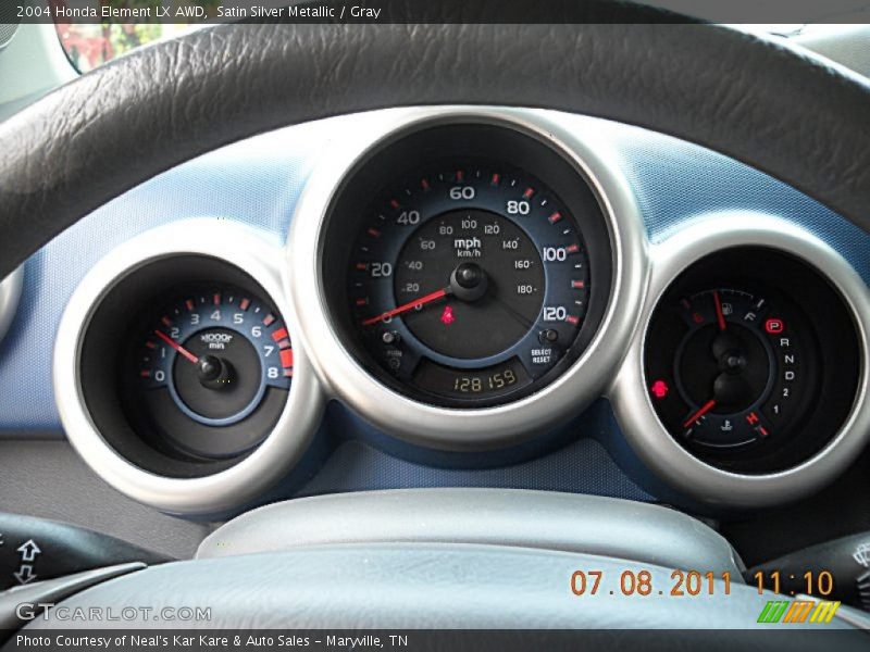 Satin Silver Metallic / Gray 2004 Honda Element LX AWD
