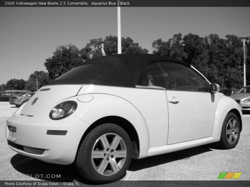 Aquarius Blue / Black 2006 Volkswagen New Beetle 2.5 Convertible