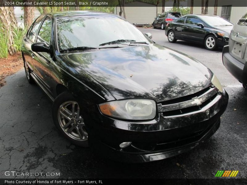 Black / Graphite 2004 Chevrolet Cavalier LS Sport Sedan
