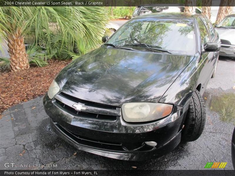Black / Graphite 2004 Chevrolet Cavalier LS Sport Sedan