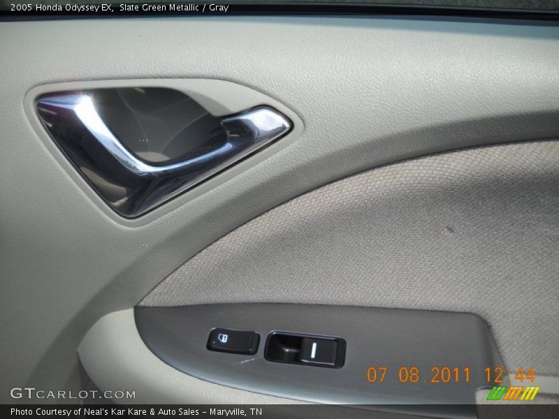 Slate Green Metallic / Gray 2005 Honda Odyssey EX