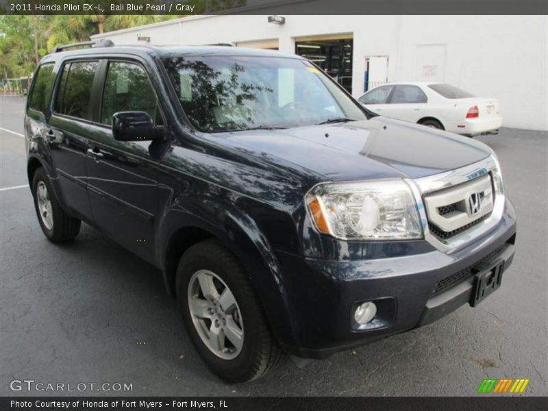 Bali Blue Pearl / Gray 2011 Honda Pilot EX-L