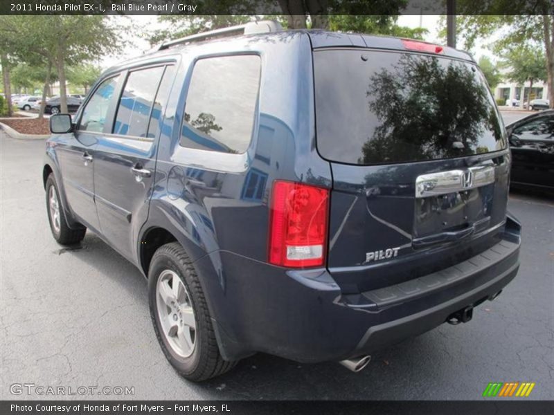 Bali Blue Pearl / Gray 2011 Honda Pilot EX-L