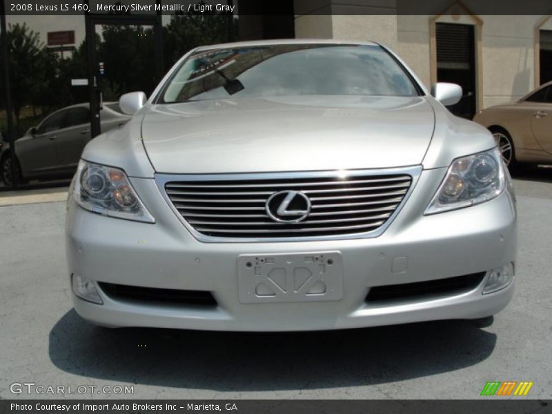 Mercury Silver Metallic / Light Gray 2008 Lexus LS 460