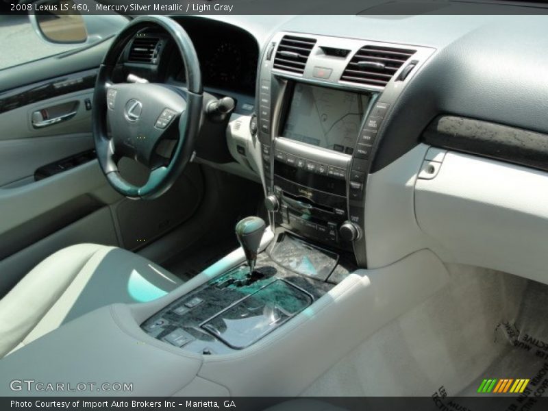 Mercury Silver Metallic / Light Gray 2008 Lexus LS 460