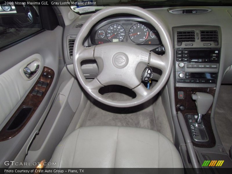 Gray Lustre Metallic / Frost 2000 Nissan Maxima GLE