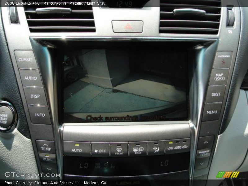 Mercury Silver Metallic / Light Gray 2008 Lexus LS 460