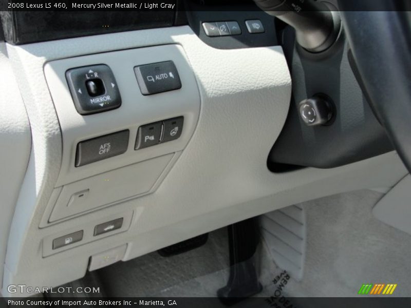 Mercury Silver Metallic / Light Gray 2008 Lexus LS 460