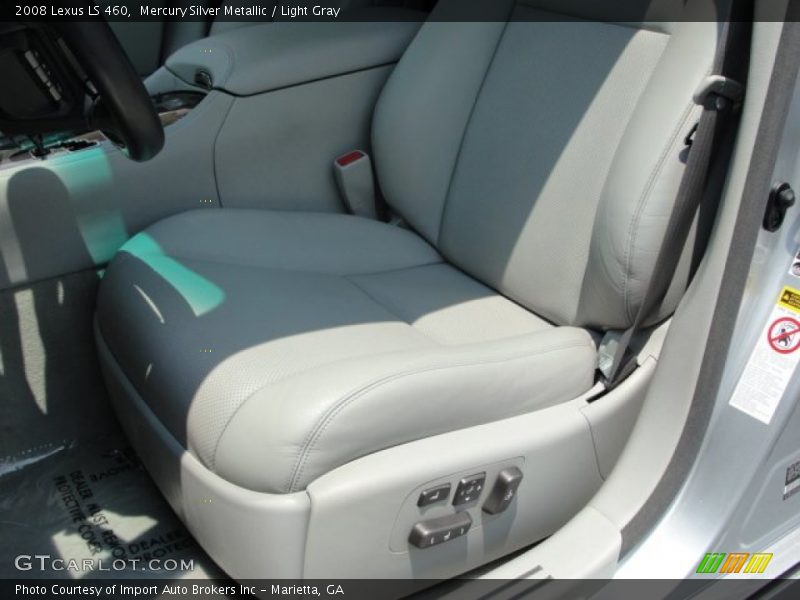 Mercury Silver Metallic / Light Gray 2008 Lexus LS 460