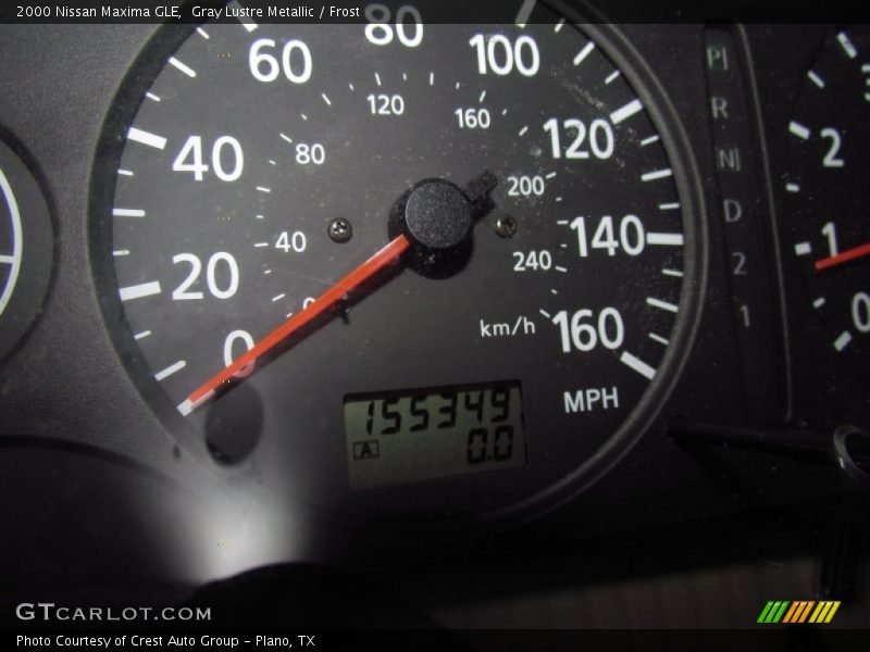 Gray Lustre Metallic / Frost 2000 Nissan Maxima GLE
