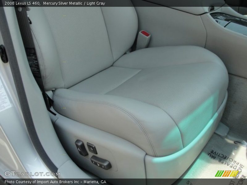 Mercury Silver Metallic / Light Gray 2008 Lexus LS 460
