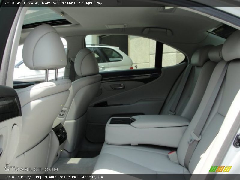 Mercury Silver Metallic / Light Gray 2008 Lexus LS 460