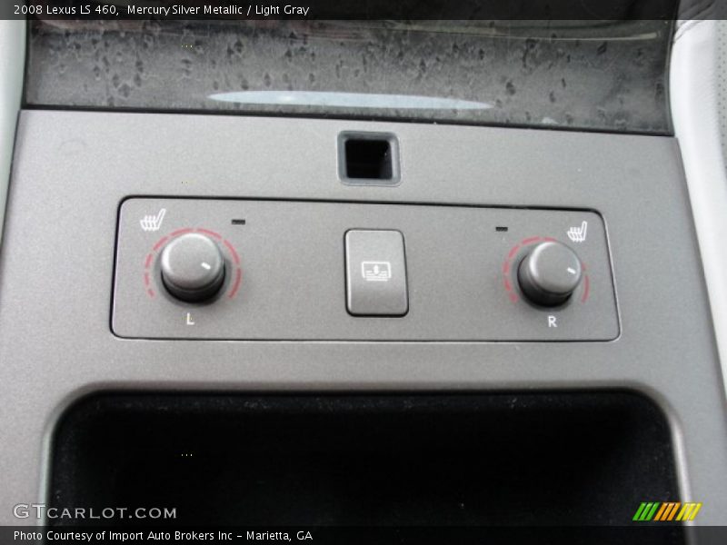 Mercury Silver Metallic / Light Gray 2008 Lexus LS 460