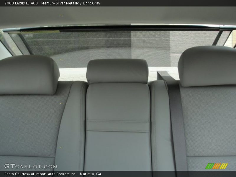 Mercury Silver Metallic / Light Gray 2008 Lexus LS 460