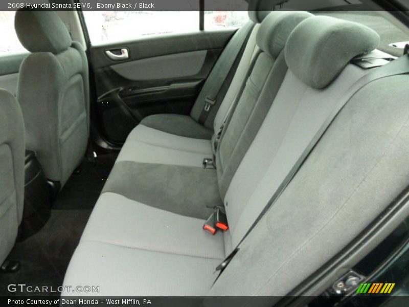 Ebony Black / Black 2008 Hyundai Sonata SE V6