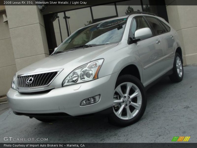 Millenium Silver Metallic / Light Gray 2008 Lexus RX 350