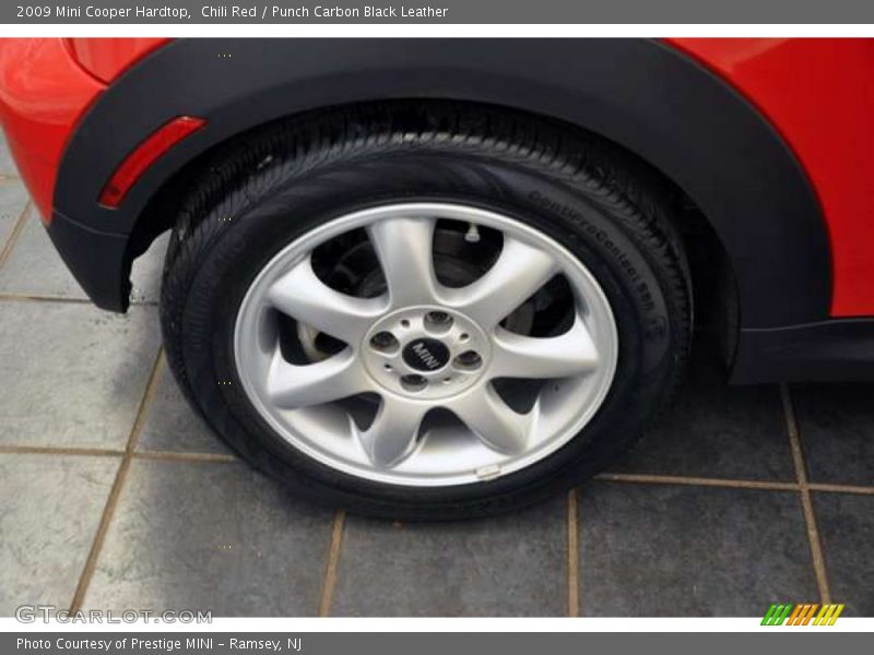 Chili Red / Punch Carbon Black Leather 2009 Mini Cooper Hardtop