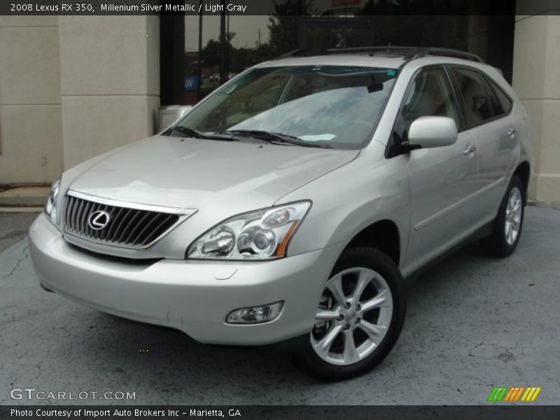 Millenium Silver Metallic / Light Gray 2008 Lexus RX 350