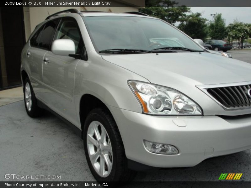 Millenium Silver Metallic / Light Gray 2008 Lexus RX 350