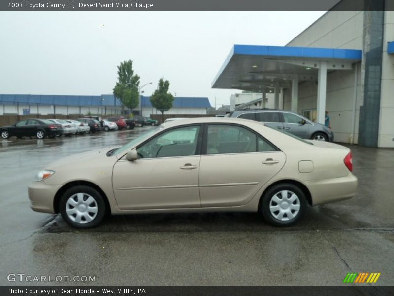 Desert Sand Mica / Taupe 2003 Toyota Camry LE