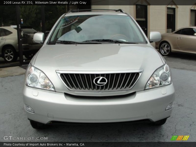 Millenium Silver Metallic / Light Gray 2008 Lexus RX 350