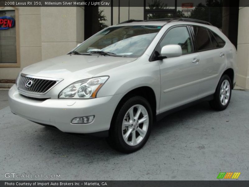 Millenium Silver Metallic / Light Gray 2008 Lexus RX 350