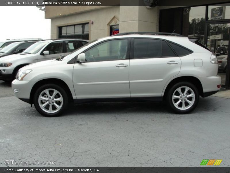 Millenium Silver Metallic / Light Gray 2008 Lexus RX 350