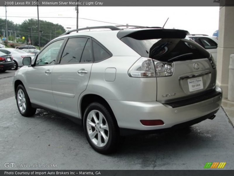 Millenium Silver Metallic / Light Gray 2008 Lexus RX 350