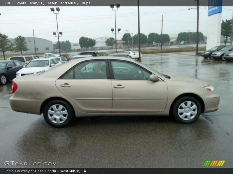 Desert Sand Mica / Taupe 2003 Toyota Camry LE