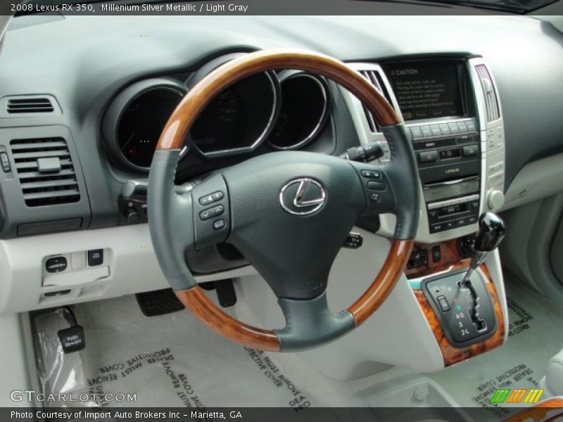 Millenium Silver Metallic / Light Gray 2008 Lexus RX 350