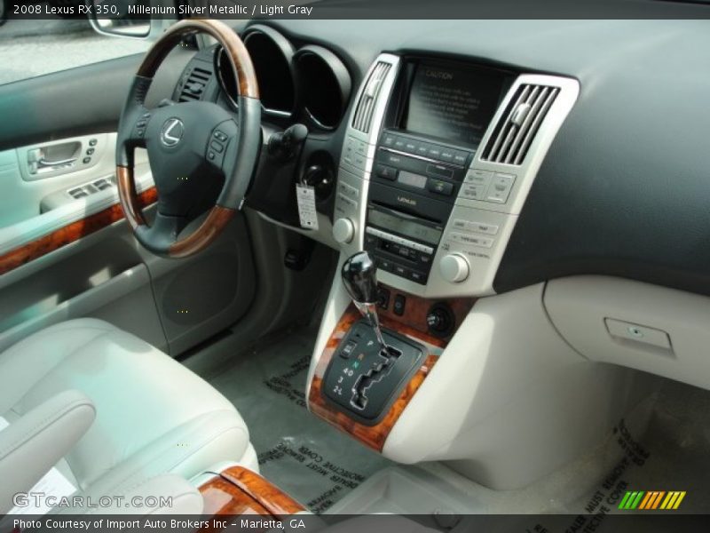 Millenium Silver Metallic / Light Gray 2008 Lexus RX 350