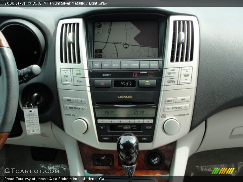 Millenium Silver Metallic / Light Gray 2008 Lexus RX 350