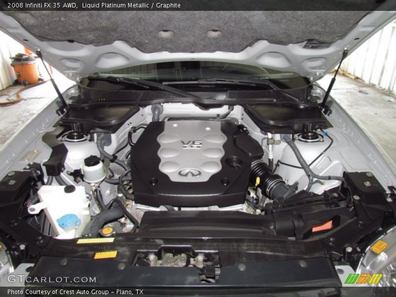 Liquid Platinum Metallic / Graphite 2008 Infiniti FX 35 AWD