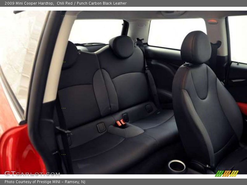 Chili Red / Punch Carbon Black Leather 2009 Mini Cooper Hardtop