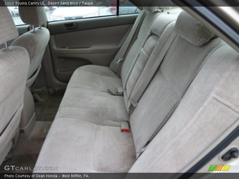 Desert Sand Mica / Taupe 2003 Toyota Camry LE