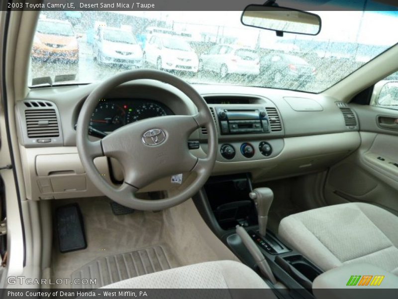 Desert Sand Mica / Taupe 2003 Toyota Camry LE