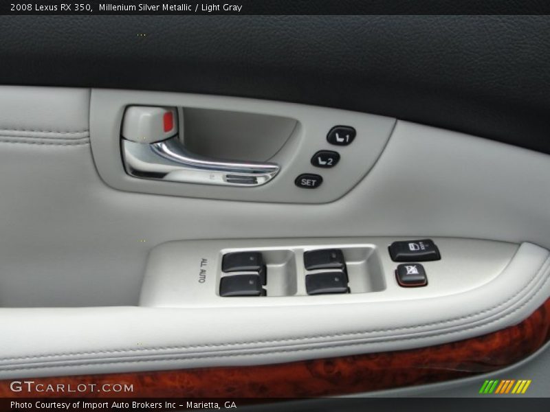Millenium Silver Metallic / Light Gray 2008 Lexus RX 350