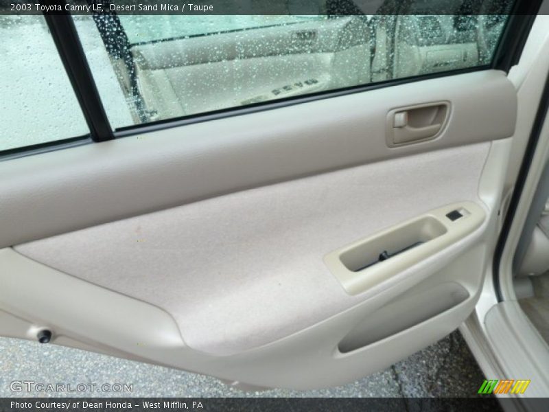 Desert Sand Mica / Taupe 2003 Toyota Camry LE