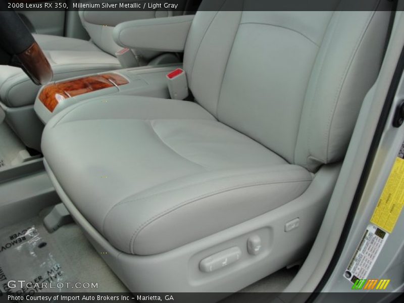 Millenium Silver Metallic / Light Gray 2008 Lexus RX 350
