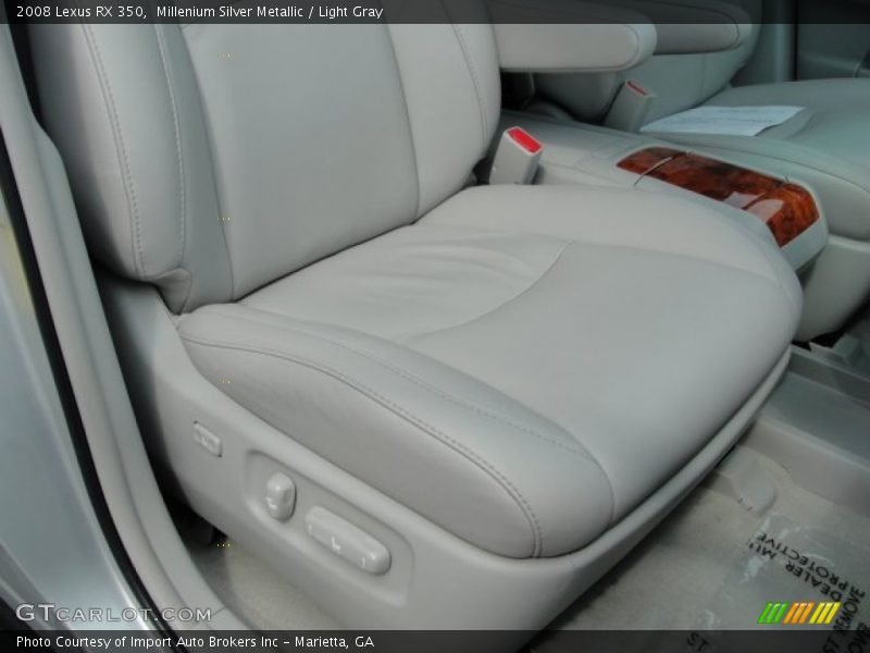 Millenium Silver Metallic / Light Gray 2008 Lexus RX 350