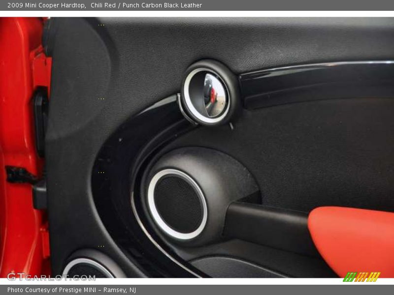 Chili Red / Punch Carbon Black Leather 2009 Mini Cooper Hardtop