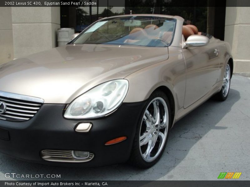 Egyptian Sand Pearl / Saddle 2002 Lexus SC 430