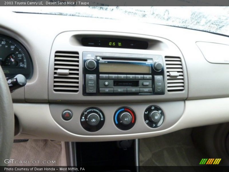 Desert Sand Mica / Taupe 2003 Toyota Camry LE
