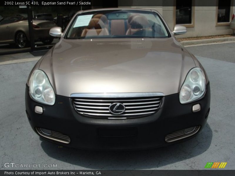 Egyptian Sand Pearl / Saddle 2002 Lexus SC 430