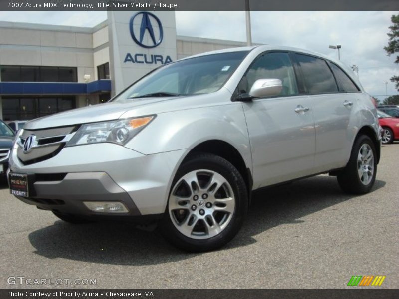 Billet Silver Metallic / Taupe 2007 Acura MDX Technology