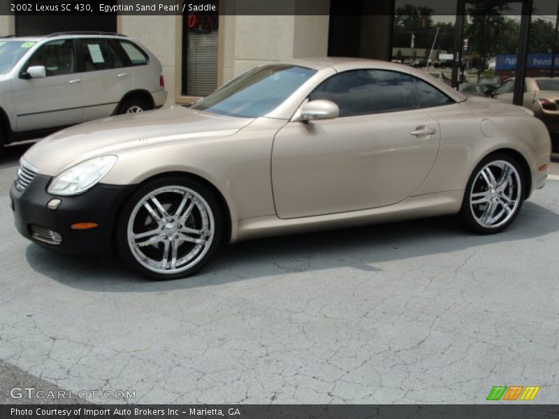 Egyptian Sand Pearl / Saddle 2002 Lexus SC 430