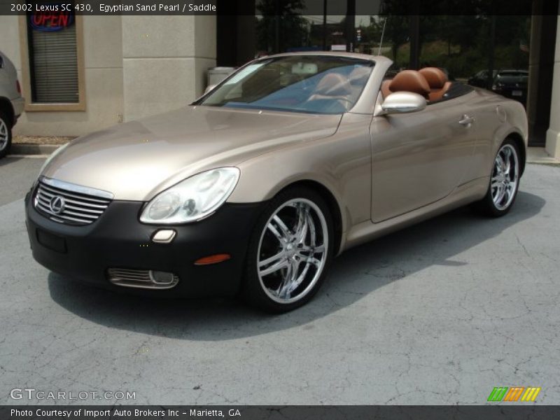 Egyptian Sand Pearl / Saddle 2002 Lexus SC 430